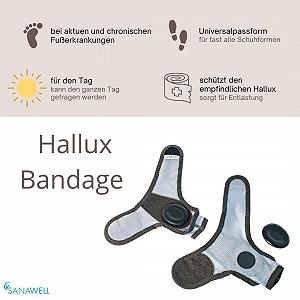 Пов'язка Hallux MEDOSAN Розмір L/XL Правий Регульована synthetic.ua - Фото 1