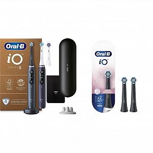 Электрическая зубная щетка iO Series 8 Plus Edition Oral-B и насадки iO Gentle Cleaning, 2 шт. - Фото 1