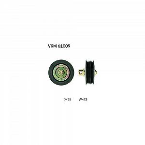 Ролик обводной/направляющий поликлинового ремня SKF VKM 61009 для TOYOTA верхний - Фото 1
