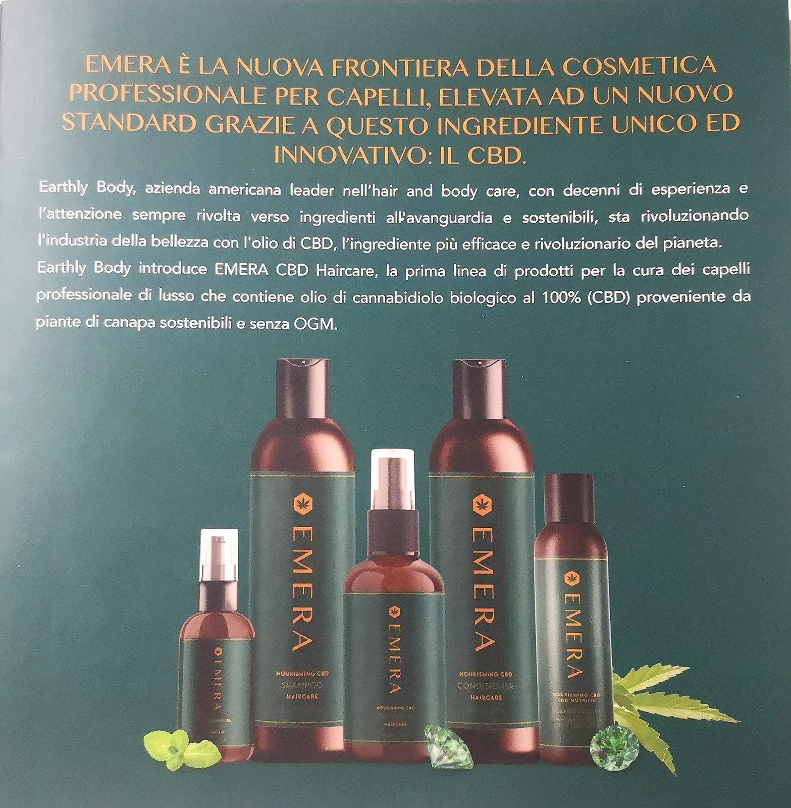 Лікування для шкіри голови Emera Живильний CBD 60 мл, фото №4