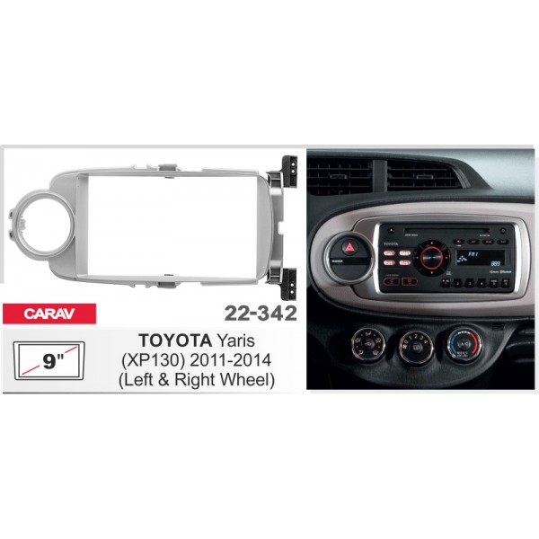 Переходная рамка Carav Toyota Yaris (22-342), фото №3