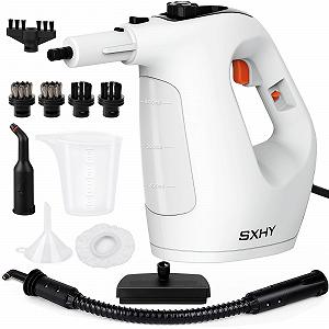 Ручний пароочисник SXHY Portable, багатоцільовий, прозорий резервуар для води, набір аксесуарів з 11 предметів для дивана, душу, оббивки - Фото 1
