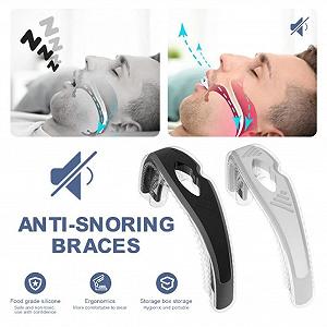 Пристрій проти хропіння, засіб для сну, найкраще рішення для чоловіків і жінок, чорний synthetic.ua - Фото 1