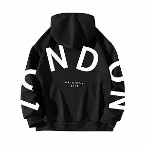 Женская толстовка Generisch HUIFUAO London, большой размер, пуловер, большой размер, кофта с длинными рукавами, принт с буквами, круглый вырез synthetic.ua - Фото 1