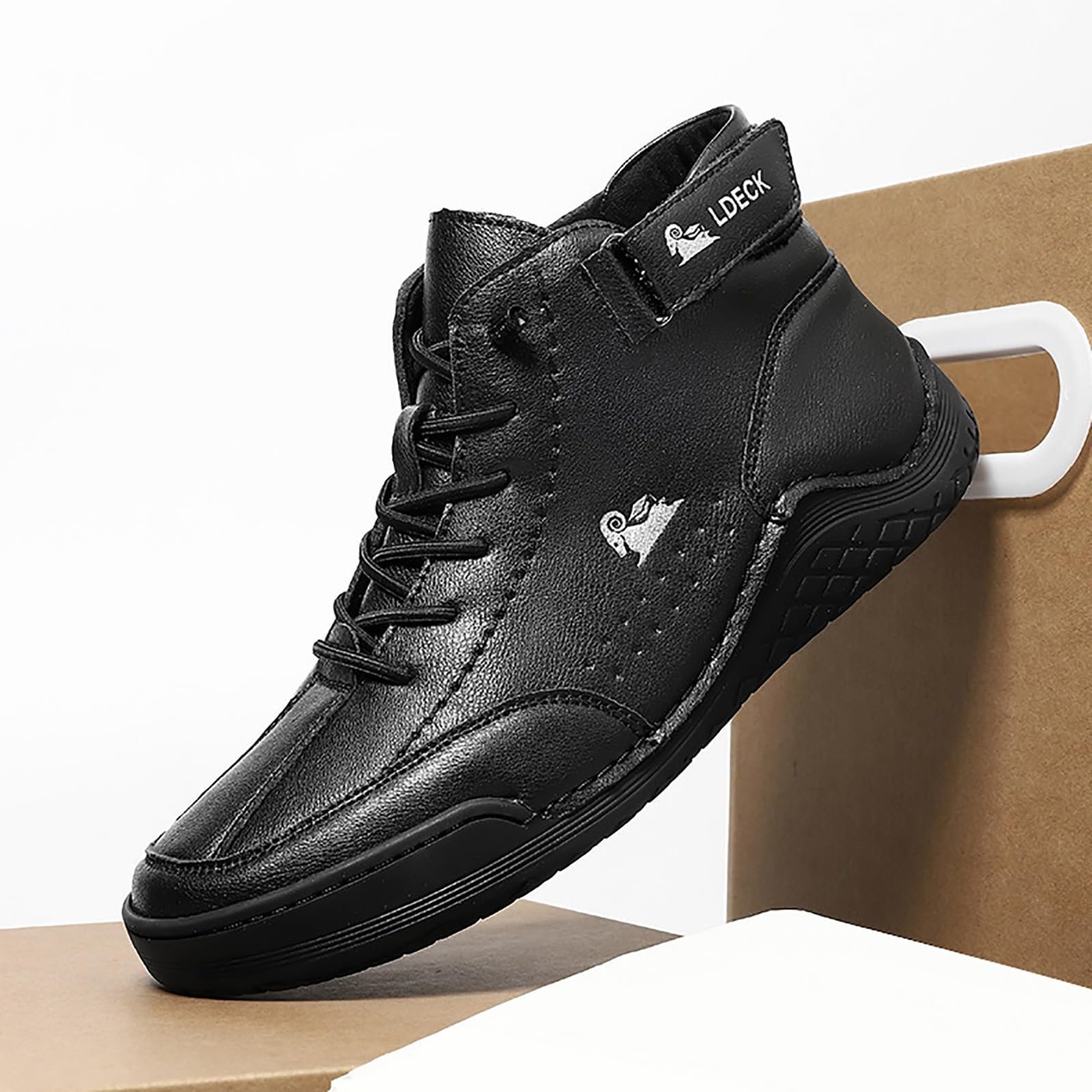 Ботинки Lvnsdknerse Barefoot, кожаные высокие альпака, ковбойские, итальянские, водонепроницаемые, унисекс, размеры, фото №4 Ботинки Lvnsdknerse Barefoot, кожаные высокие альпака, ковбойские, итальянские, водонепроницаемые, унисекс, размеры, фото №4