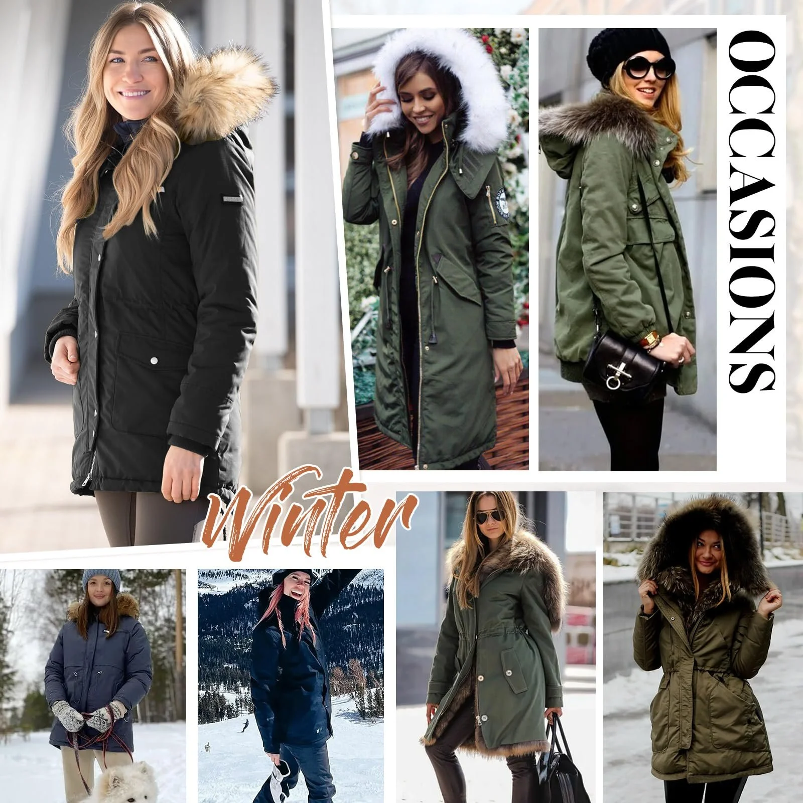 Жіноча зимова куртка FemiChic Довга, фото №7