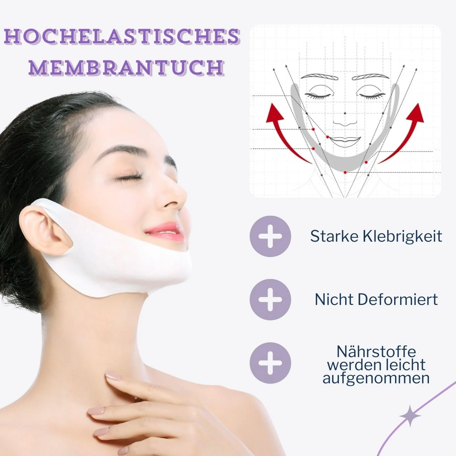 Маска для підборіддя V Line Lifting Подвійна маска для підтяжки обличчя, фото №4