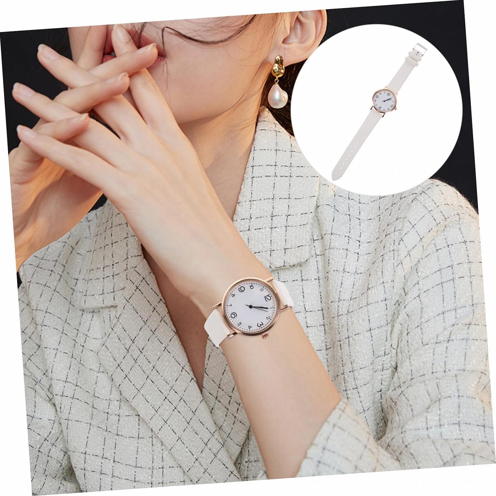 Годинник LIFKOME Жіночий Повсякденний Шкіряний Ремінець PU Класичний Дизайн, фото №5