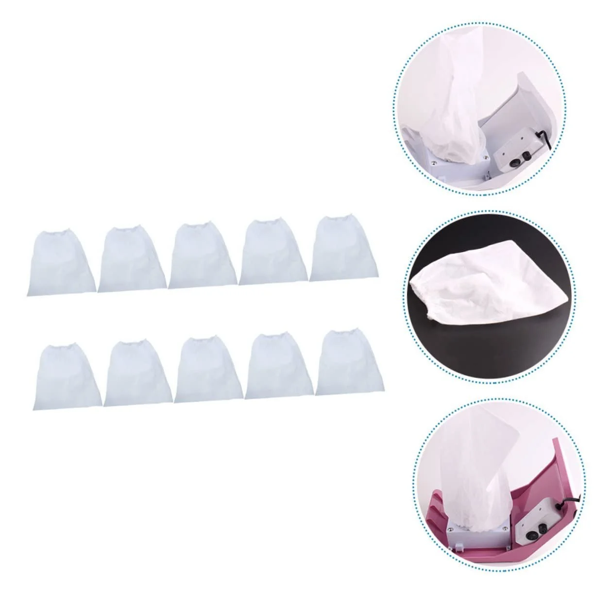 Пылесборник OATIPHO 10 шт., флис, белый, фото №6