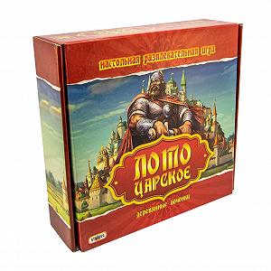 Настольная игра Strateg Лото Царское с деревянными бочонками на русском языке 342 - Фото 1