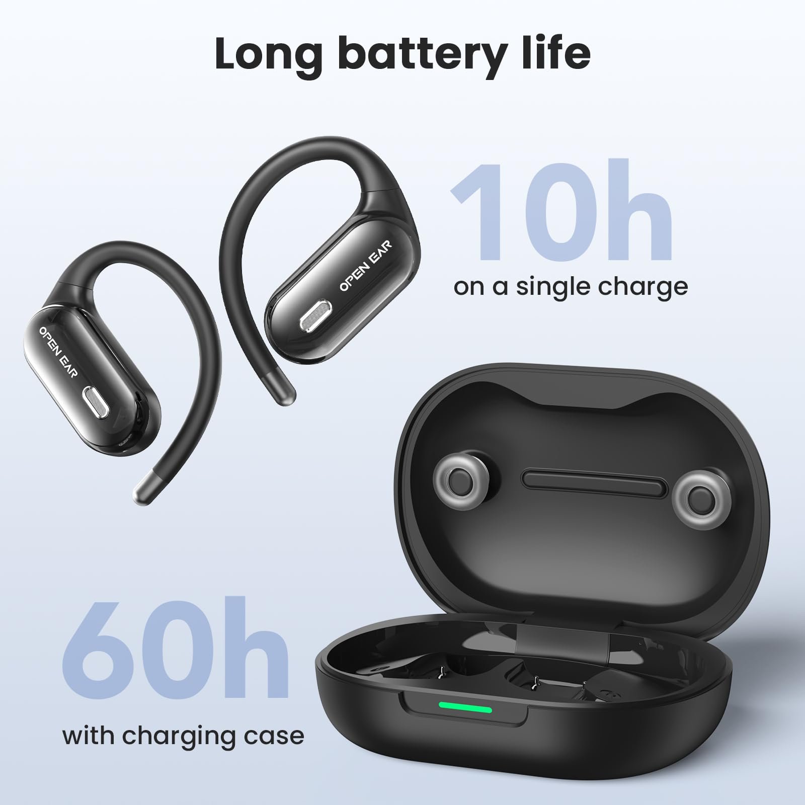 Наушники-переводчики AI Voice, 3 в 1 Bluetooth 5.4, 150 языков и переводчик акцентов в реальном времени, поддержка музыкальных звонков, идеально подходят для путешествий, обучения, бизнеса, фото №4