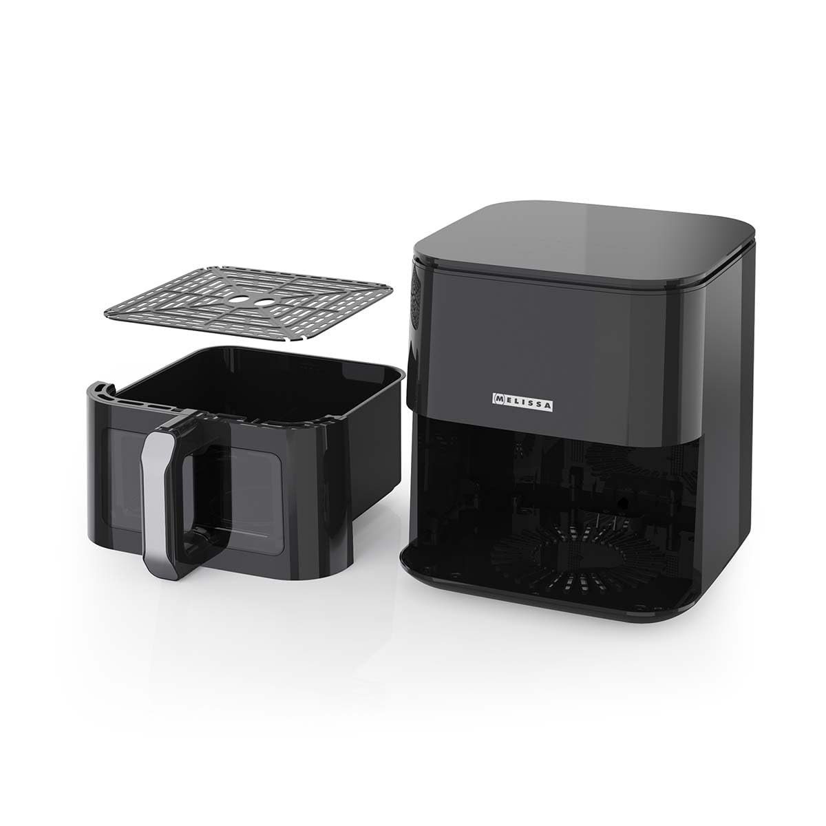 Мультипіч Melissa Digital Hot Air Fryer XL 5 л 8 програм Таймер 60 хв Сенсорний екран Оглядове вікно Чорна, фото №14 Мультипіч Melissa Digital Hot Air Fryer XL 5 л 8 програм Таймер 60 хв Сенсорний екран Оглядове вікно Чорна, фото №14
