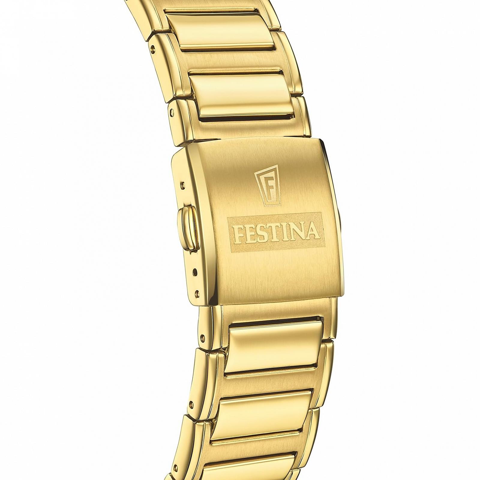 Чоловічий аналоговий кварцовий годинник Festina F20638/2 з браслетом з нержавіючої сталі, фото №3