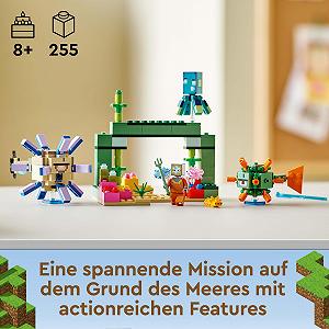 Конструктор LEGO 21180 Minecraft The Guardian Duel с фигурками и существами цена на synthetic.ua - Фото 1 Конструктор LEGO 21180 Minecraft The Guardian Duel с фигурками и существами synthetic.ua - Фото 1