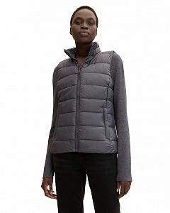 Жилетка Tom Tailor 1031311-15417 ultra lightweight XS Tёмно-серый - Фото 1