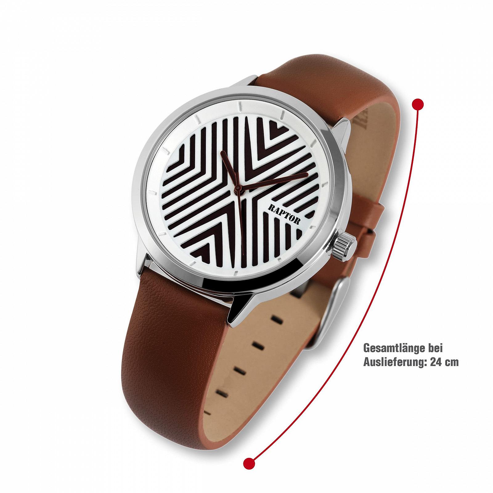 Женские часы Raptor RA10010 Ремешок из натуральной кожи Аналоговый Кварцевый, фото №5