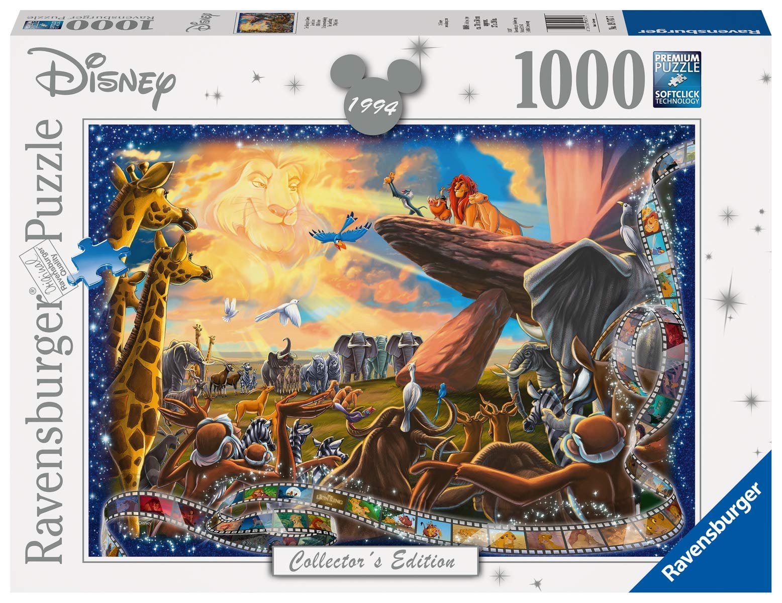 Пазл Ravensburger 1000 Pieces Grey, фото №2 Пазл Ravensburger 1000 Pieces Grey, фото №2