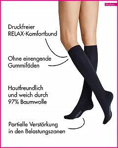 Гольфы Hudson Relax Cotton Warming Женские synthetic.ua - Фото 1