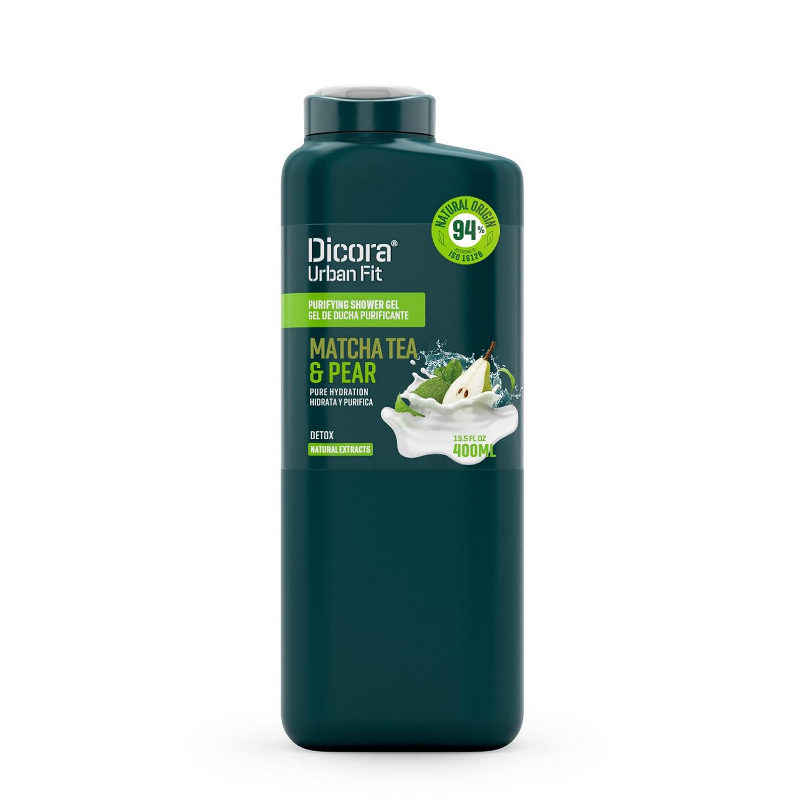 Гель для душа Dicora Urban Fit Detox Matcha & Pear увлажняющий с минералами и витаминами 400 мл, фото №1 Гель для душа Dicora Urban Fit Detox Matcha & Pear увлажняющий с минералами и витаминами 400 мл, фото №1