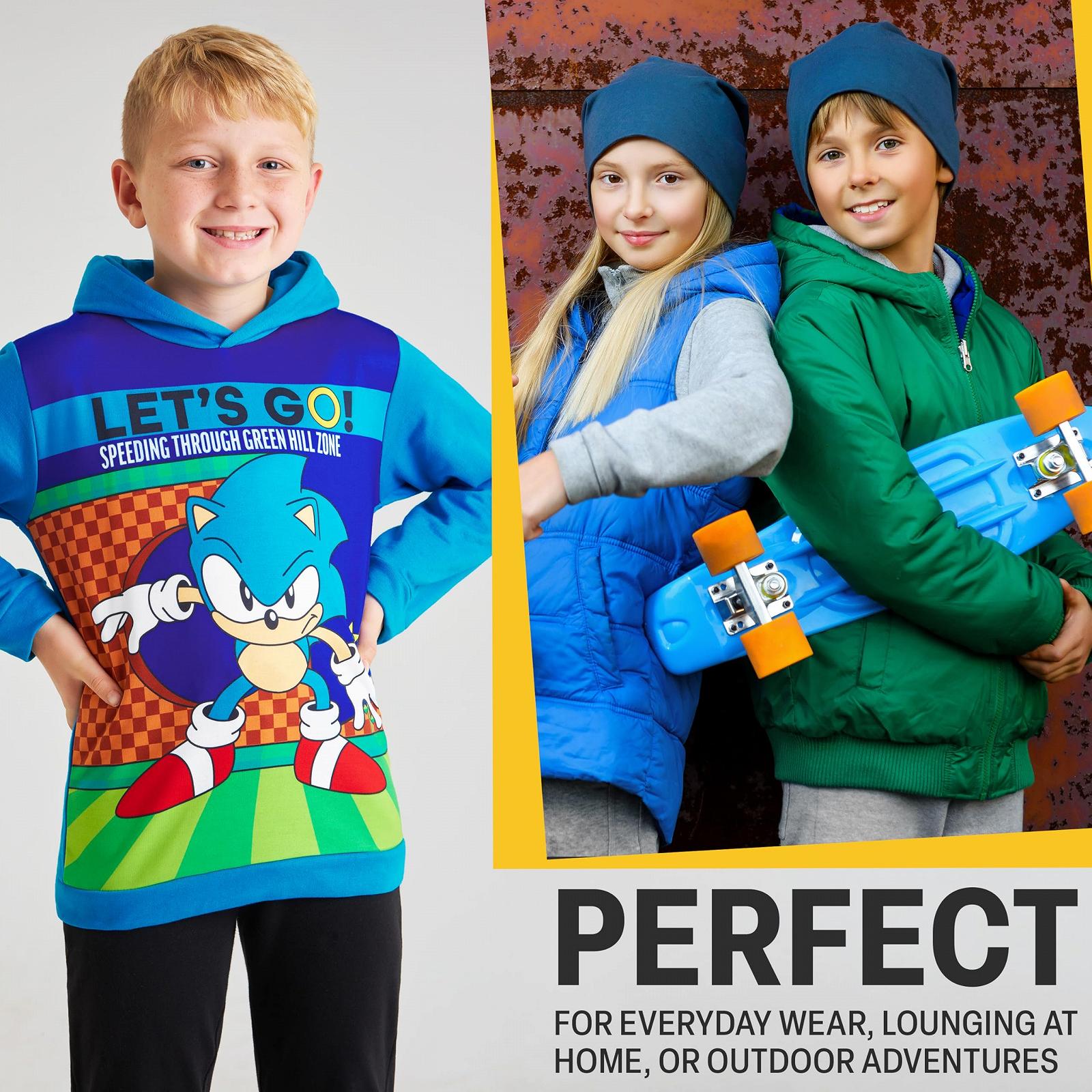 Худи SONIC THE HEDGEHOG Shadow Knuckles Tails для мальчиков, фото №2