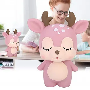 Скарбничка Олень мультяшний м'який пластик - Фото 1