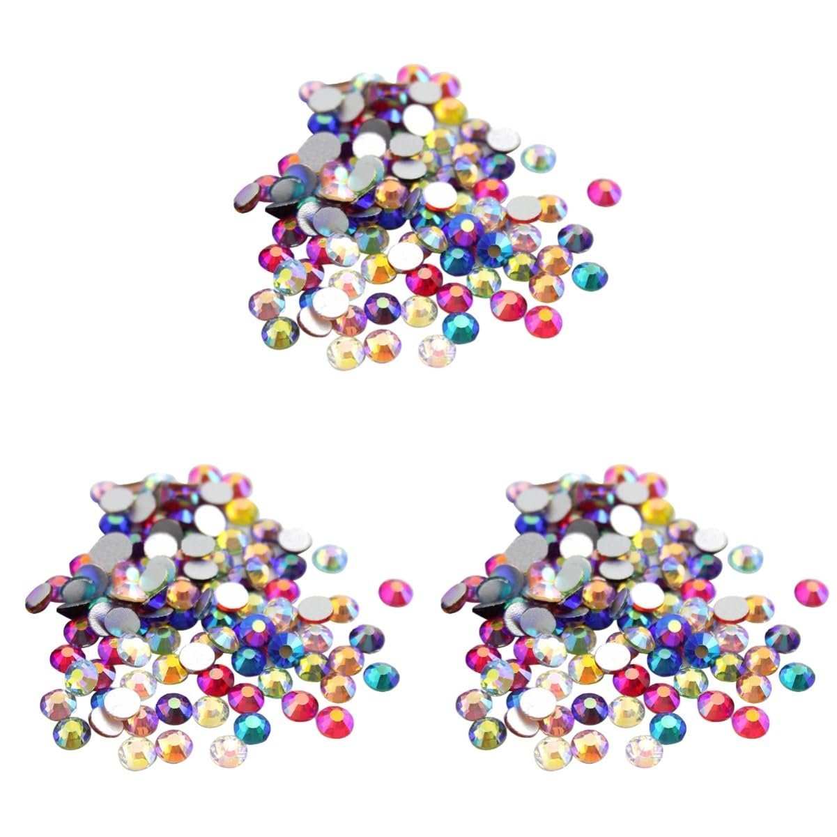 Стрази Healvian 3 набори Декоративні камені для дому Мобільні телефони Запрошення 4000 штук x 3, фото №1