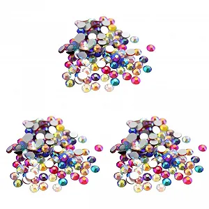 Стрази Healvian 3 набори Декоративні камені для дому Мобільні телефони Запрошення 4000 штук x 3 - Фото 1