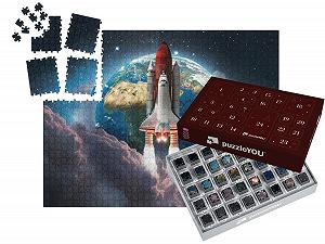 Адвент-календарь пазл puzzleYOU Space Universe Puzzle Collection Space Shuttle Launches Into Space 1000 элементов - Фото 1