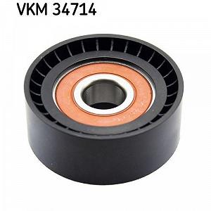Ролик обводной/направляющий поликлинового ремня SKF VKM 34714 правый synthetic.ua - Фото 1