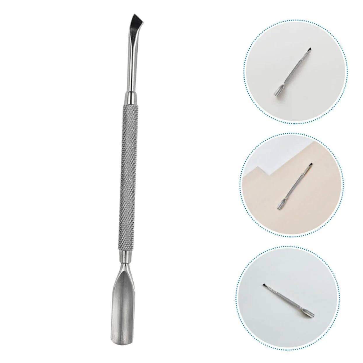 Инструмент для маникюра VALICLUD 2 шт. Двусторонняя лопатка для кутикулы и очиститель ногтей для удаления отмершей кожи, фото №8 Инструмент для маникюра VALICLUD 2 шт. Двусторонняя лопатка для кутикулы и очиститель ногтей для удаления отмершей кожи, фото №8