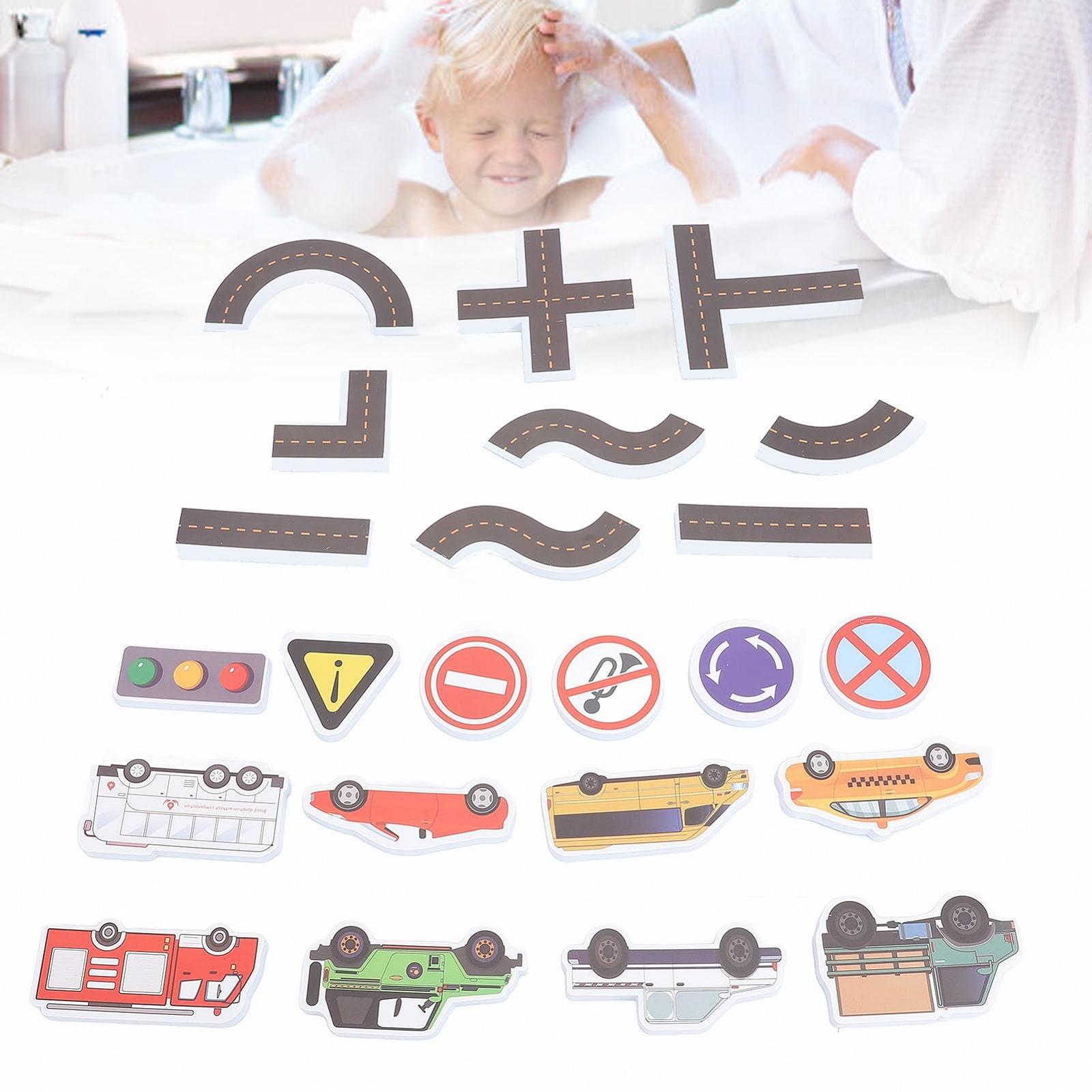 Пазл для ванни Cryfokt City Eva, набір з 23 штук, фото №3