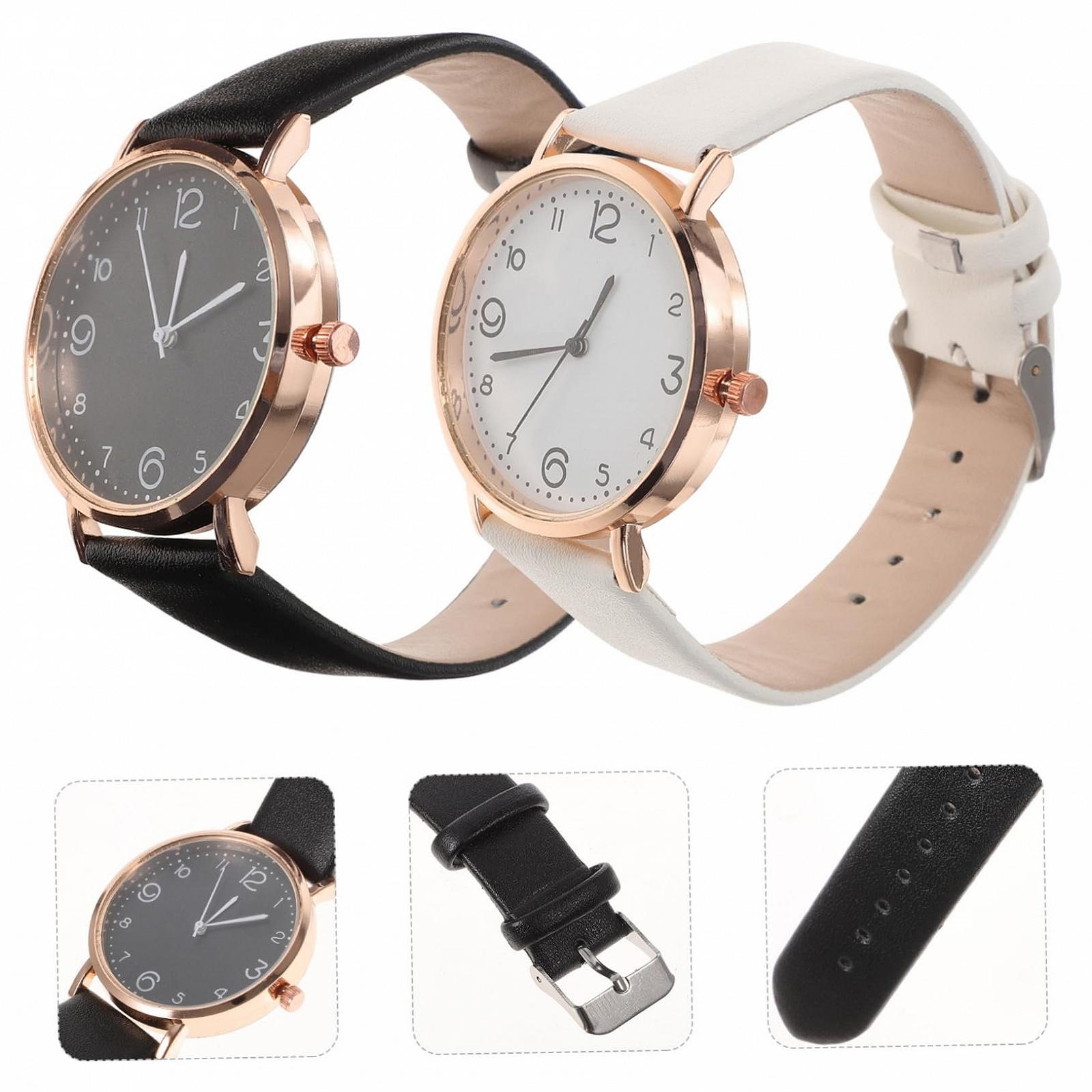 Женские Кварцевые Часы Healvian Кожаный Ремешок, Набор 2 шт., фото №2 Женские Кварцевые Часы Healvian Кожаный Ремешок, Набор 2 шт., фото №2