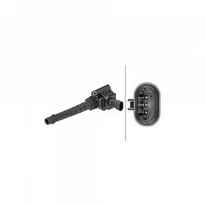 Катушка зажигания HELLA 5DA 358 168-541 для ALFA ROMEO CHRYSLER FIAT LANCIA HITACHI - Фото 1