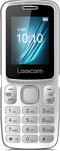 Кнопковий телефон 1.77" Logicom L-196 2-SIM Біло-сірий Кнопковий телефон 1.77" Logicom L-196 2-SIM Біло-сірий