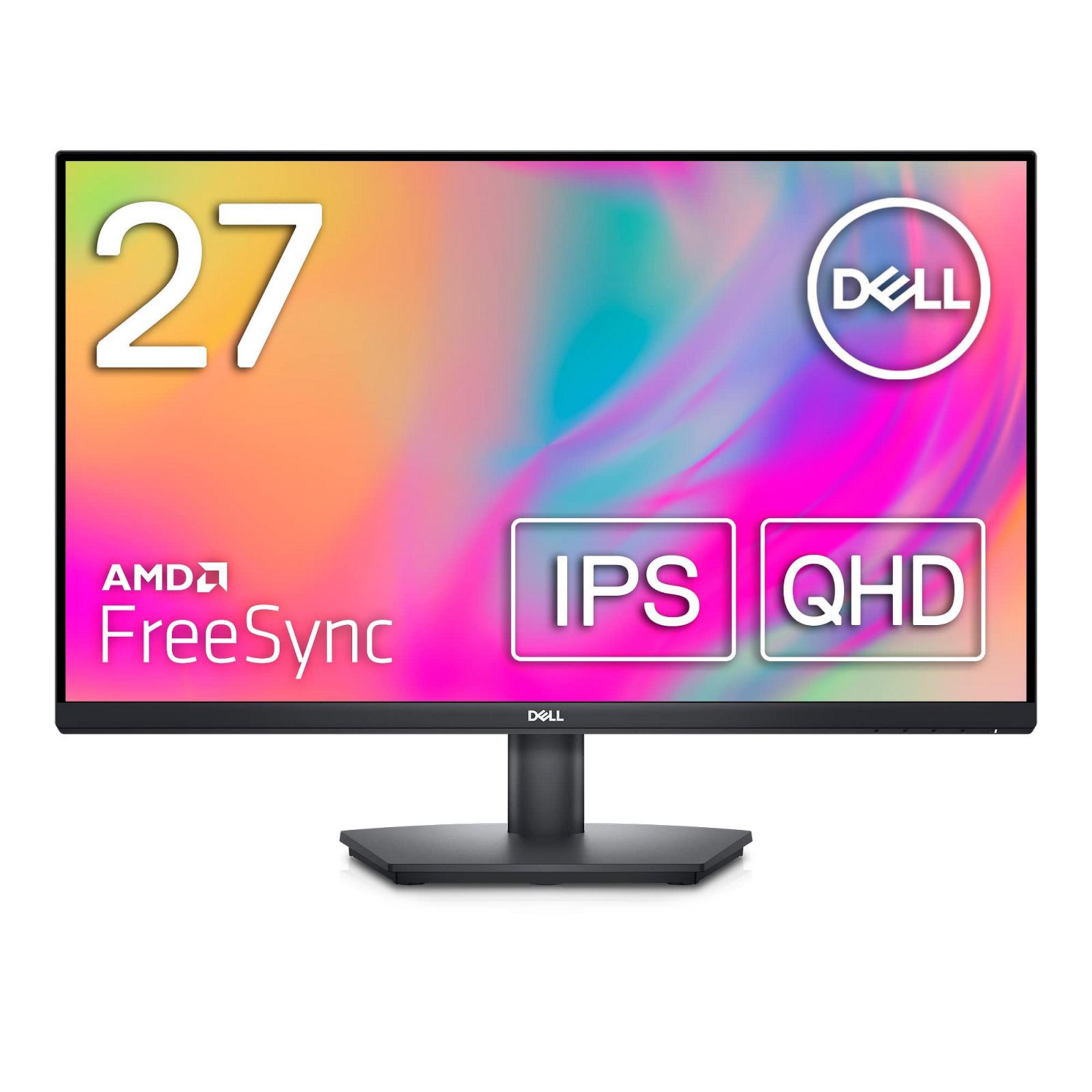 Монітор Dell SE2723DS 27 дюймів QHD (2560 x 1440) 75Hz IPS 4ms AMD FreeSync з регулюванням висоти 99% sRGB DisplayPort 2x HDMI Чорний, фото №1