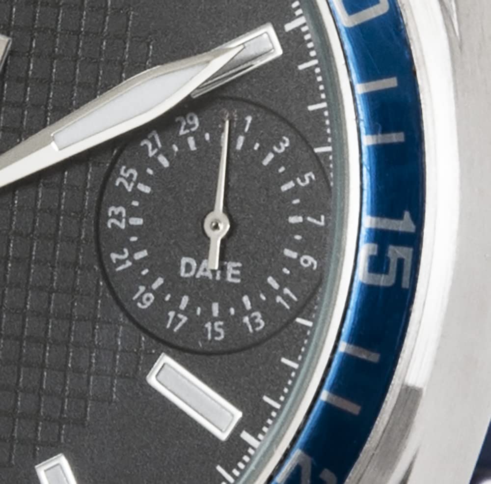 Мужские наручные часы из нержавеющей стали с отображением даты и дня недели люминесцентные стрелки ремешок, фото №5