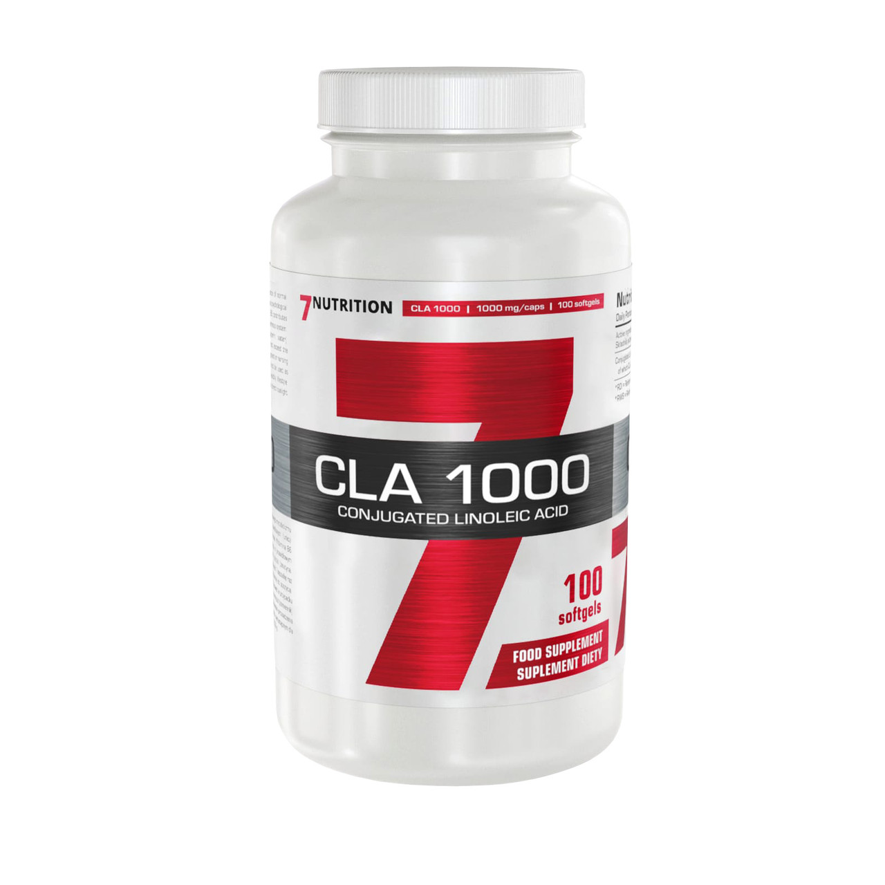 Кон'югована лінолева кислота 7 Nutrition CLA 1000 mg 100 Softgels, фото №1