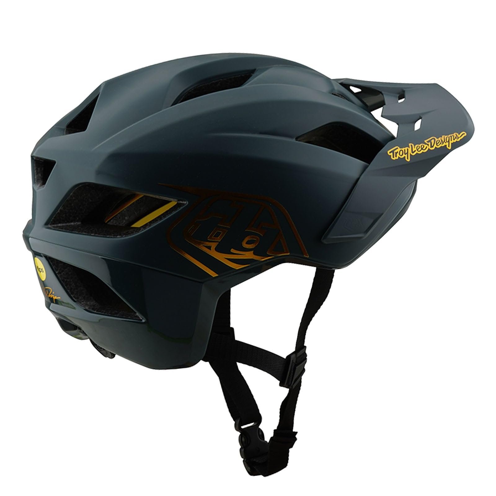 Шолом Enduro Troy Lee Designs Flowline MIPS Point MTB - Чорний, фото №3