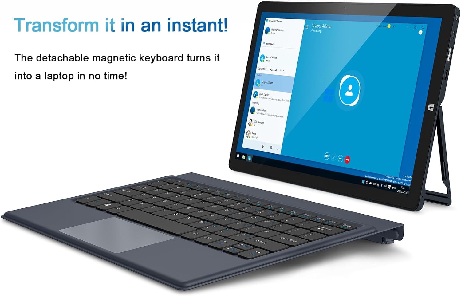 Планшет 10.1" AWOW ‎AiBook 10 6/128Gb 4 ядра Android 12 Черный, фото №3
