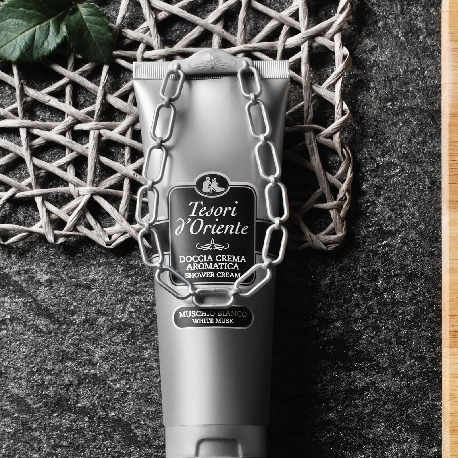 Ароматичний крем-гель для душу TESORI D'ORIENTE d'Oriente White Musk 250 мл, фото №3