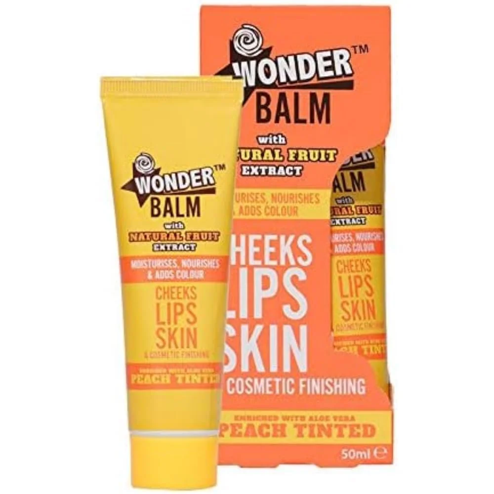 Бальзам для рук/Крем для губ, рук та нігтів Wonder Balm Персиковий відтінок 50 мл, фото №1