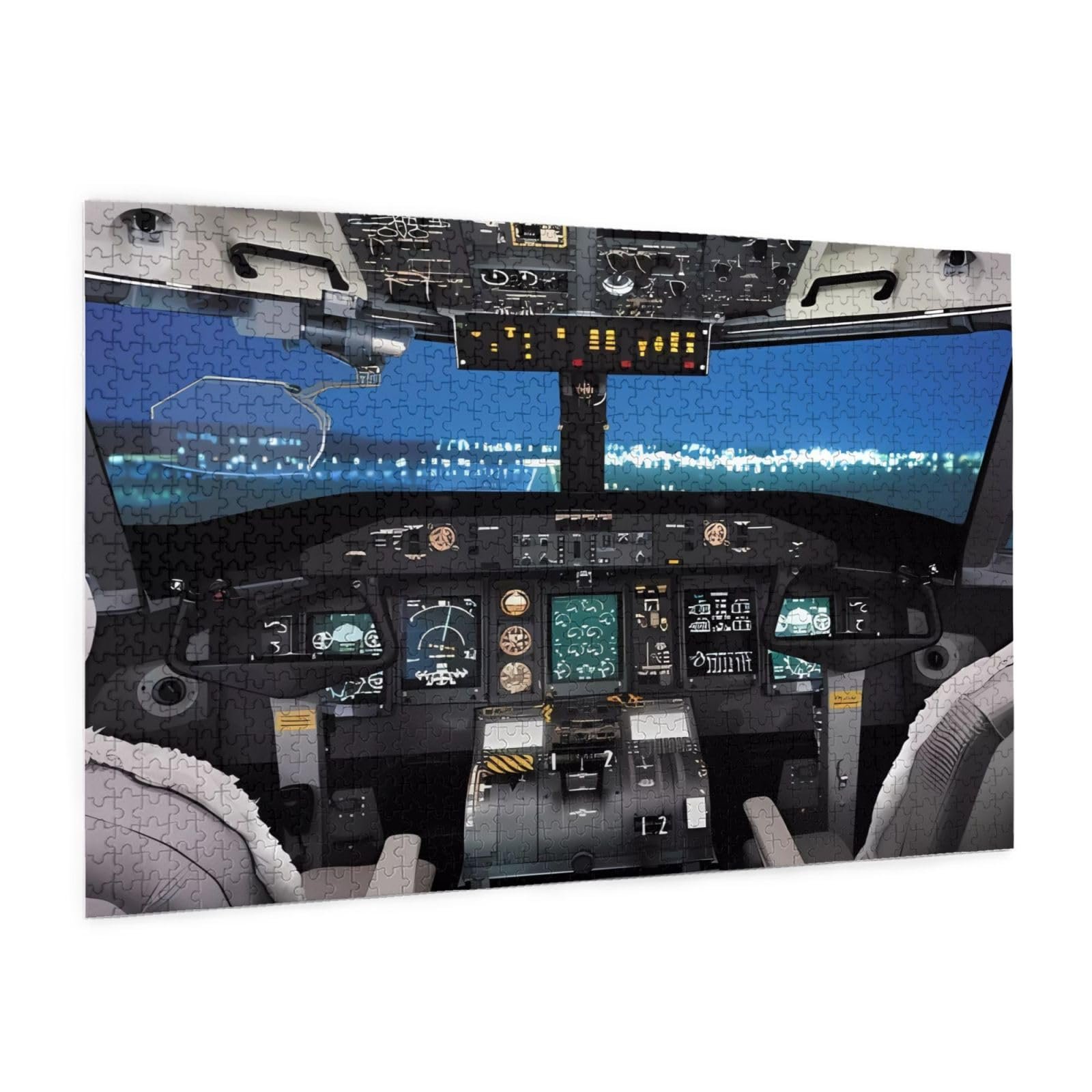 Пазл Aeroplane Cockpit Print 1000 элементов деревянный вертикальный, фото №2