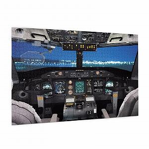 Пазл Aeroplane Cockpit Print 1000 элементов деревянный вертикальный synthetic.ua - Фото 1