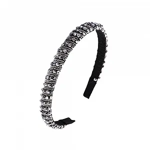 Обруч SURALIN з кришталевими намистинами - Фото 1