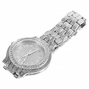 Цифровые часы LIFKOME со стразами Женские часы Золотой - Фото 1