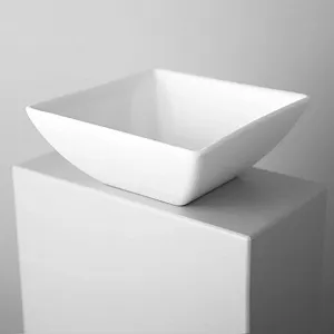 Миска Квадратная AMBITION Porto 14 см Белая synthetic.ua - Фото 1
