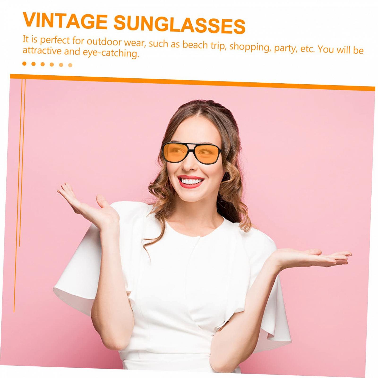 Солнцезащитные очки PACKOVE Винтаж без оправы 3 шт., фото №9