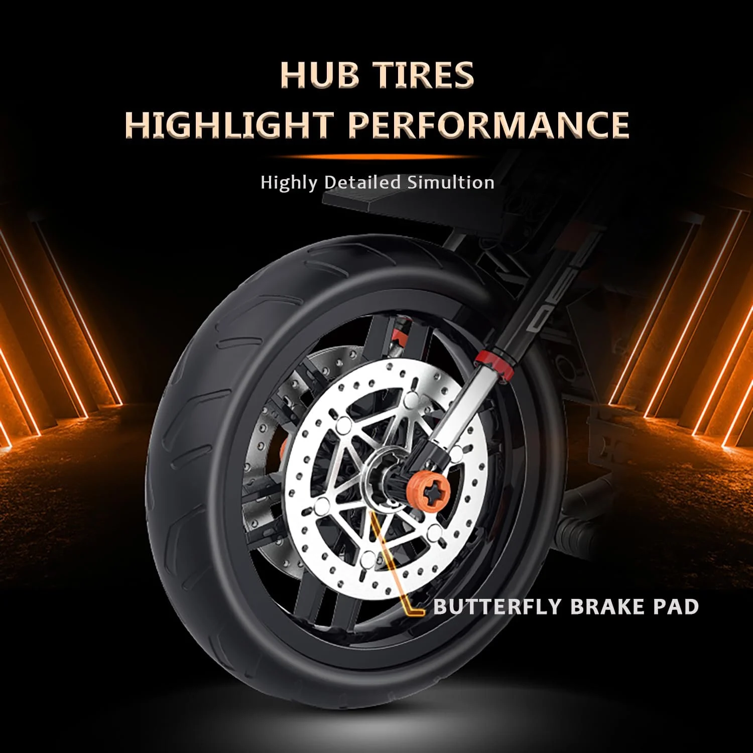 Конструктор Мотоцикл HIGH GODO Technic 1290R 1:8 579 деталей, фото №5