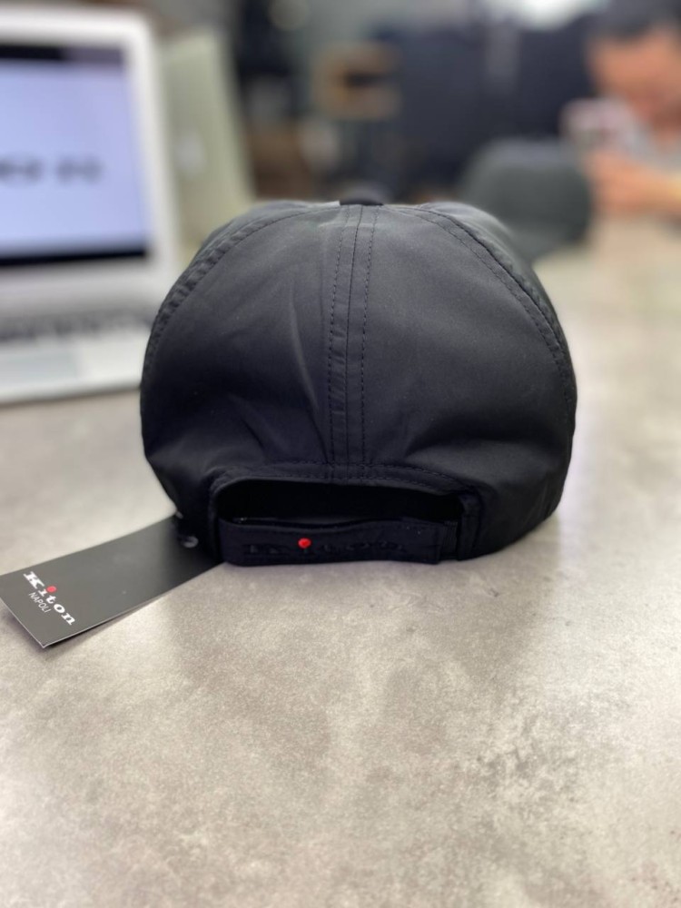 Кепка Kiton черная gu573, фото №5