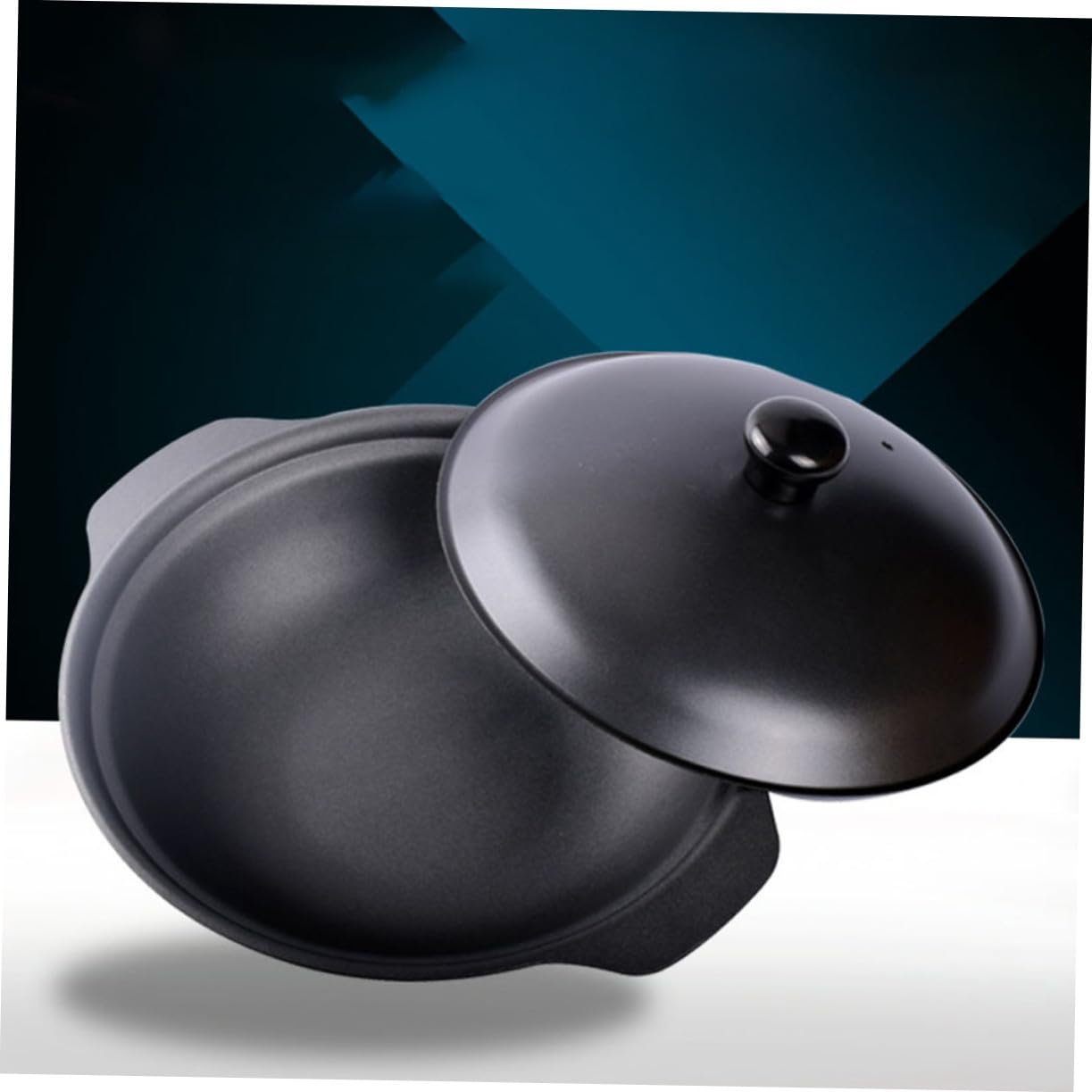 Кастрюля для запекания NUOBESTY чугунная с крышкой термостойкая, фото №5 Кастрюля для запекания NUOBESTY чугунная с крышкой термостойкая, фото №5